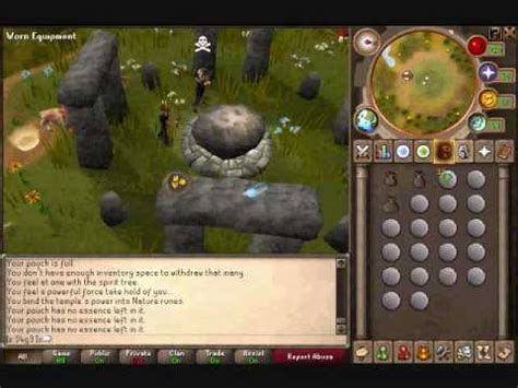 Leveling Strategies for Tree Runecrafting in Runescape
